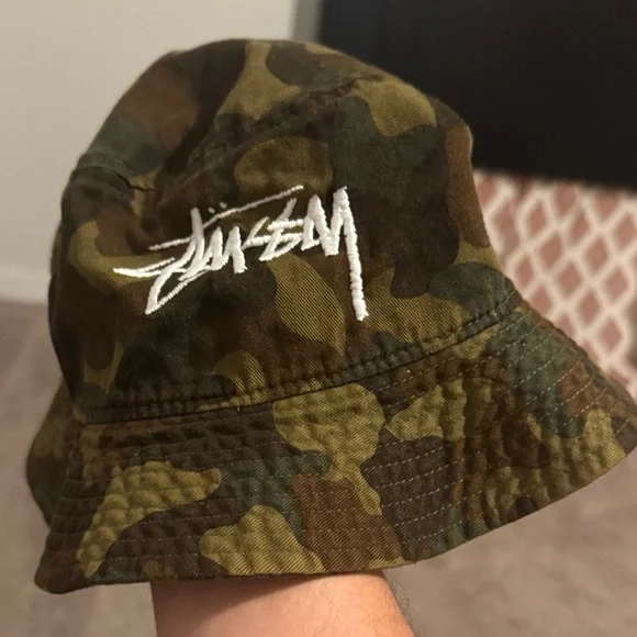 Stussy Woodland Camo Bucket Hat - Picture 6 of 6